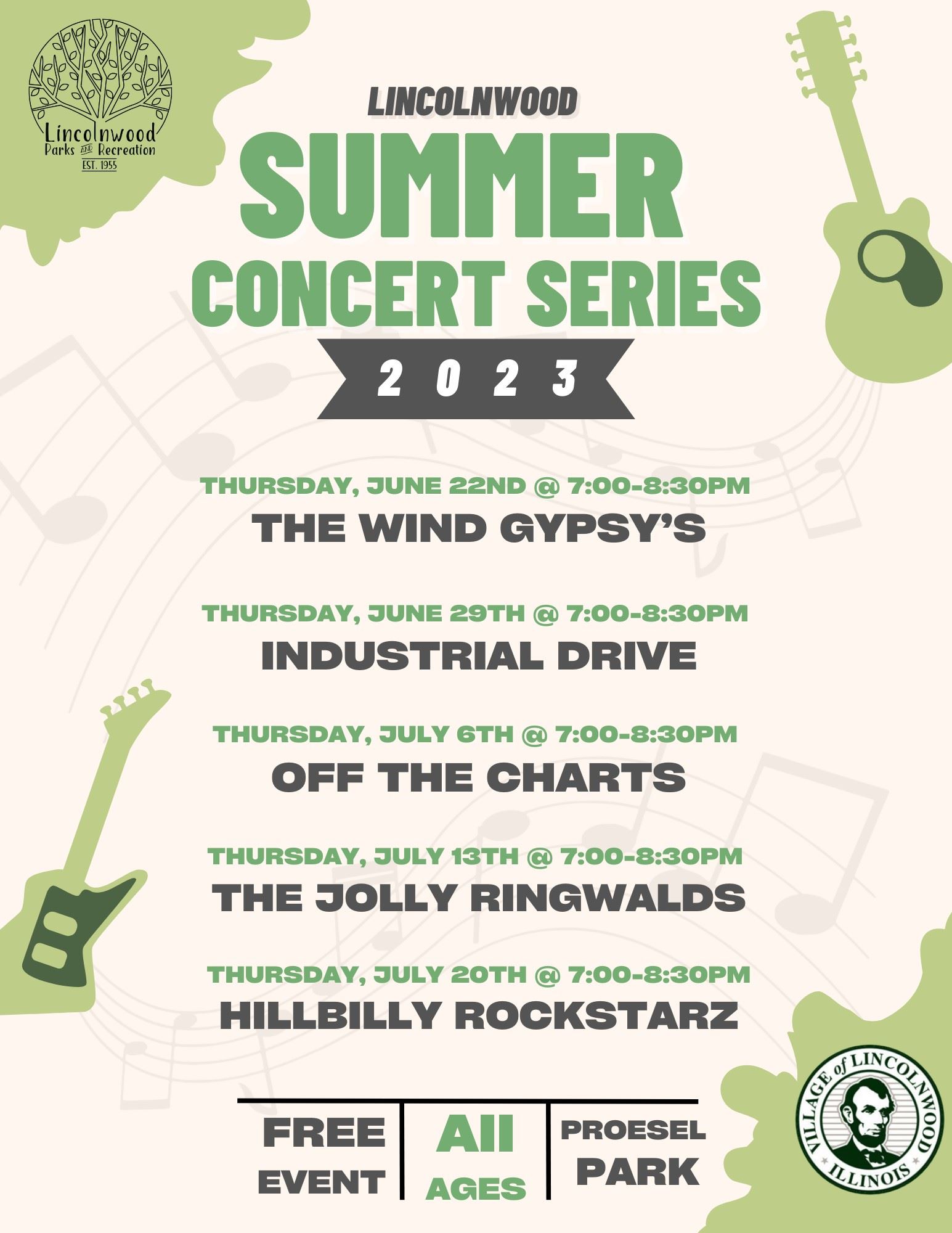Summer Concert Series 2023