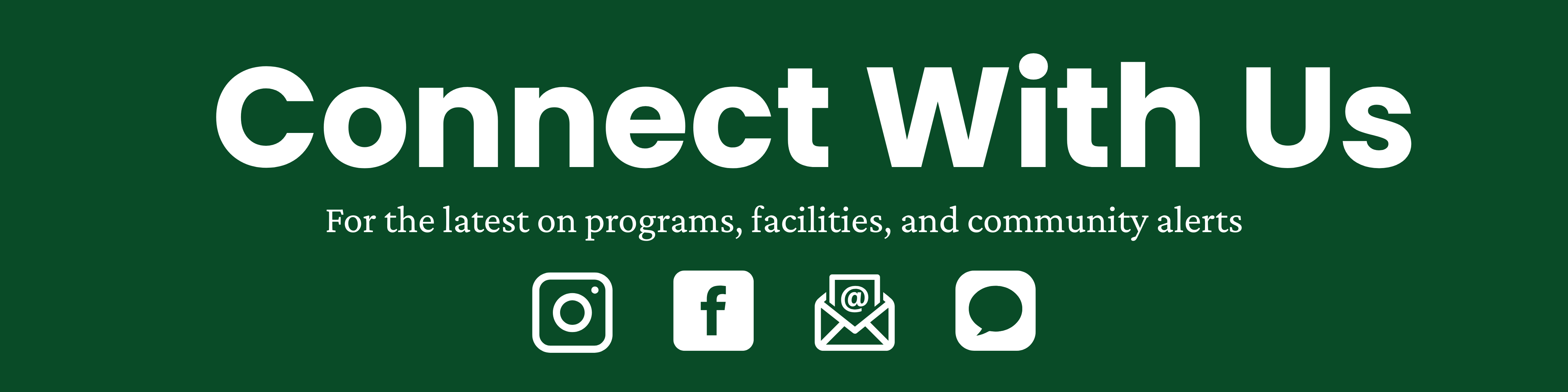 Connect With Us Website Banner