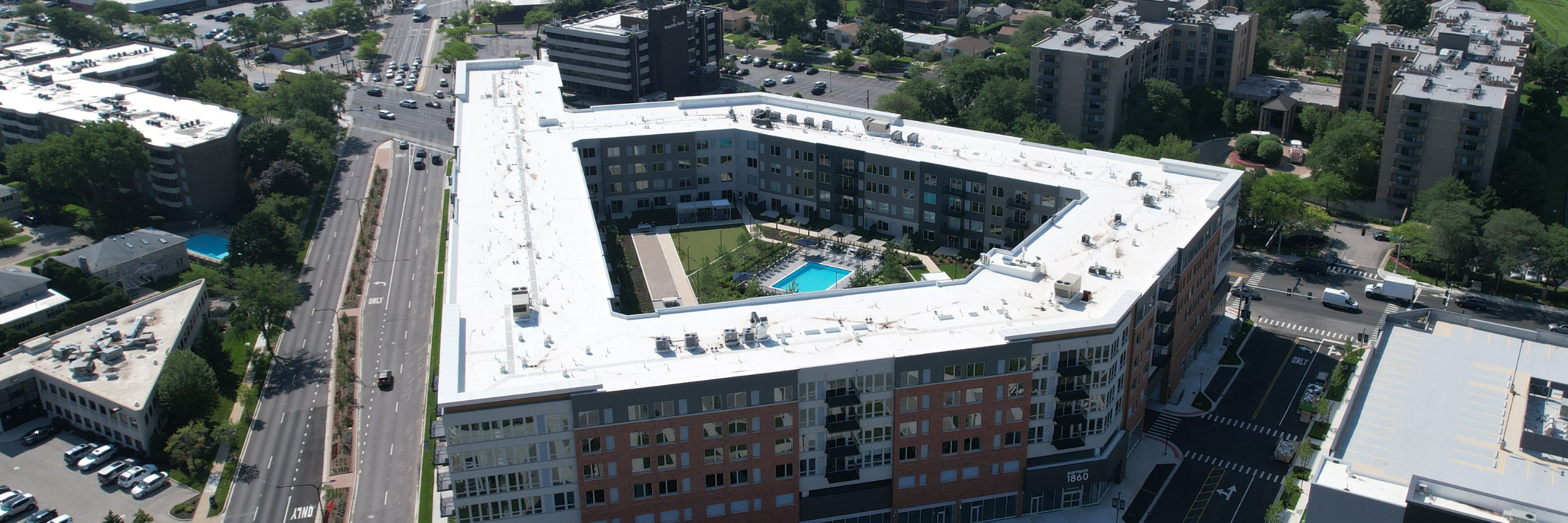 District 1860 Drone Photo