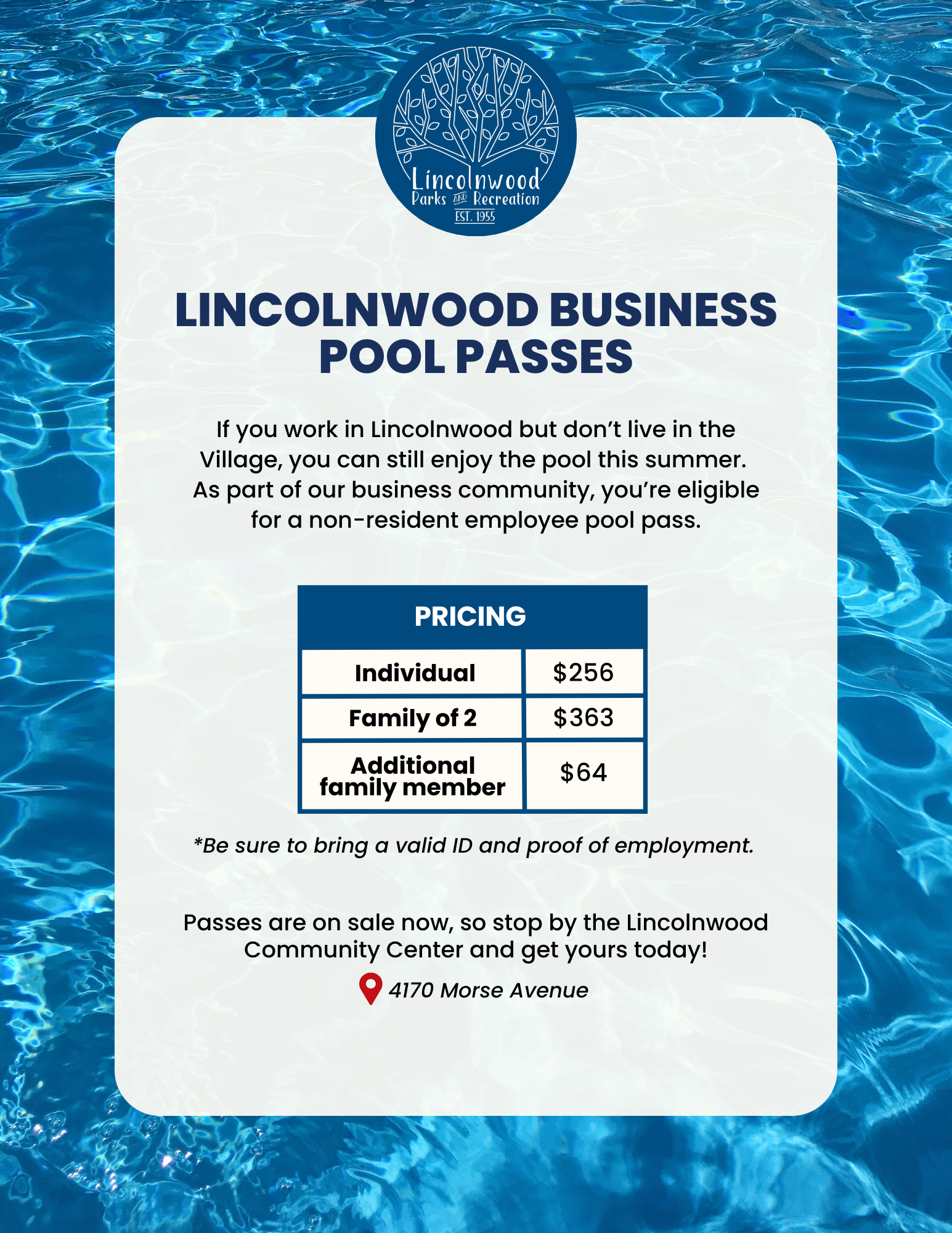 Business Pool Passes 2026