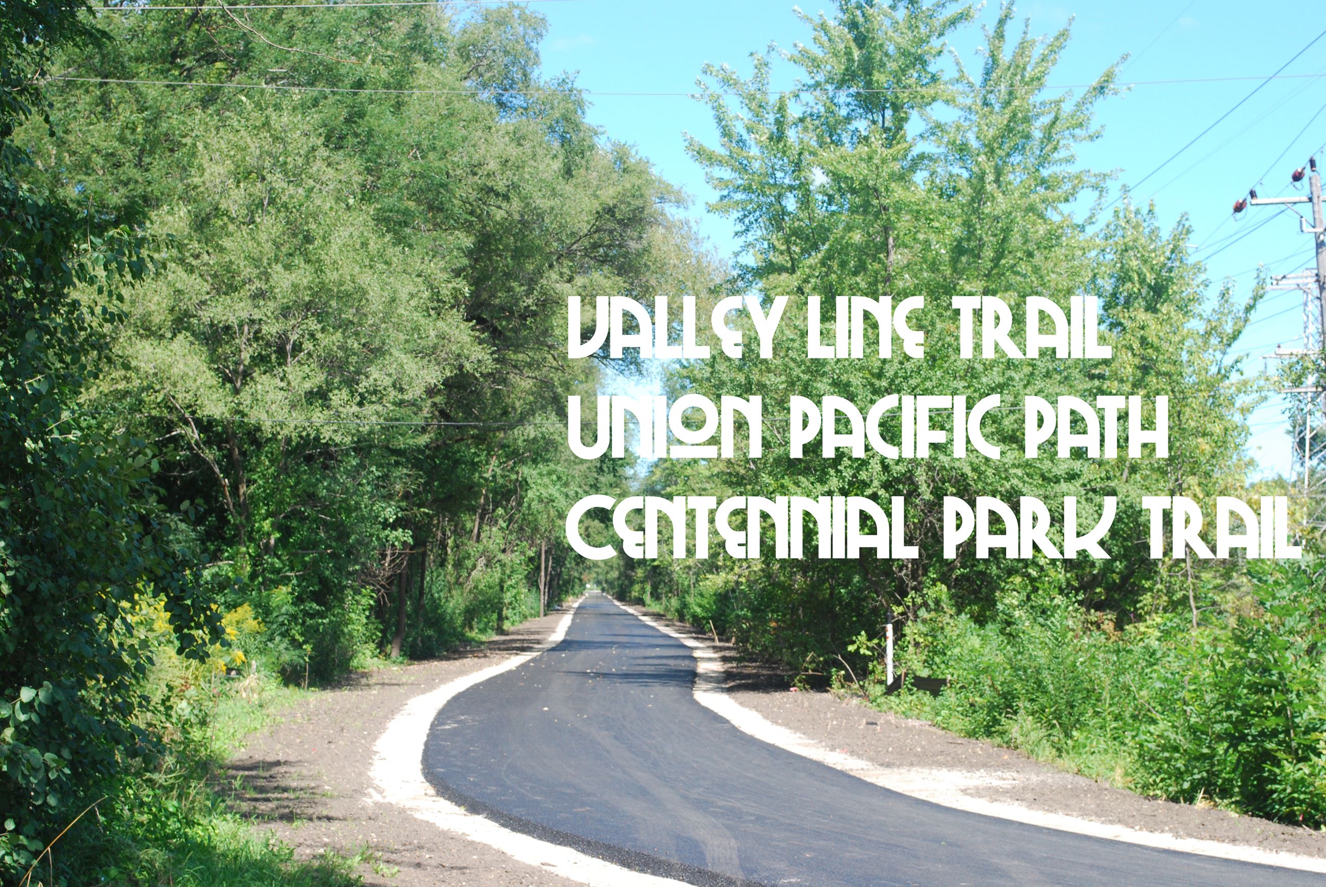 Valley Line Trail Union Pacific Path Centennial Park Trail
