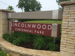 Lincolnwood Centennial Park Sign